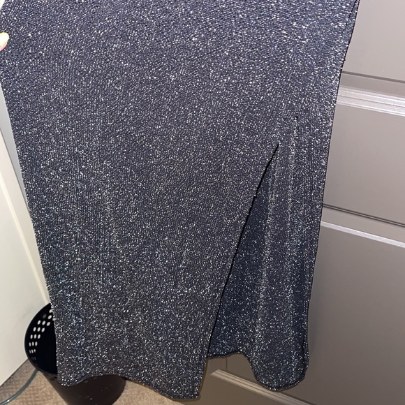 BCBG Generation Sparkly Navy Gown - Picture 4 of 4